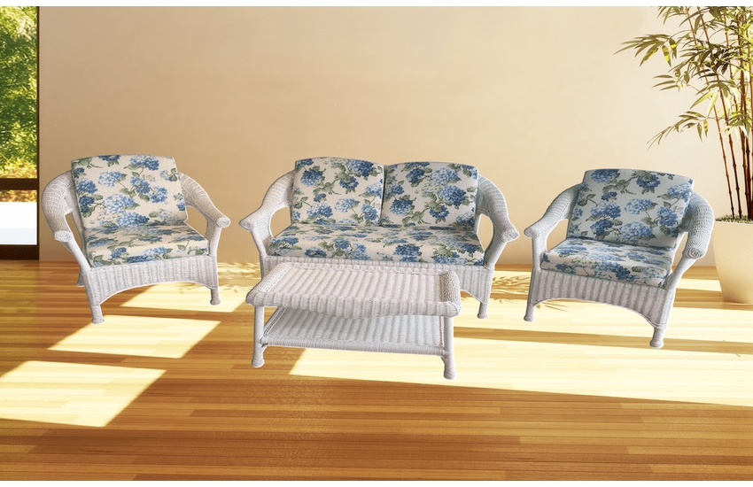 Diamond Wicker Deep Set of 4 Quickship Out of stock