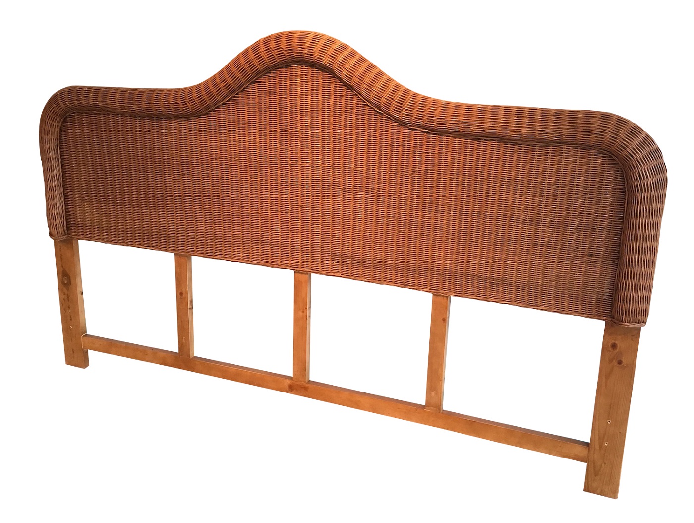 Wicker King Headboard