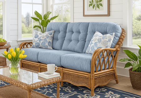 Braxton Culler Everglades Rattan Sofa