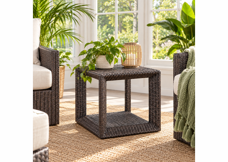 Braxton Culler Gorden Wicker End Table (Available in 30 Finish Choices)