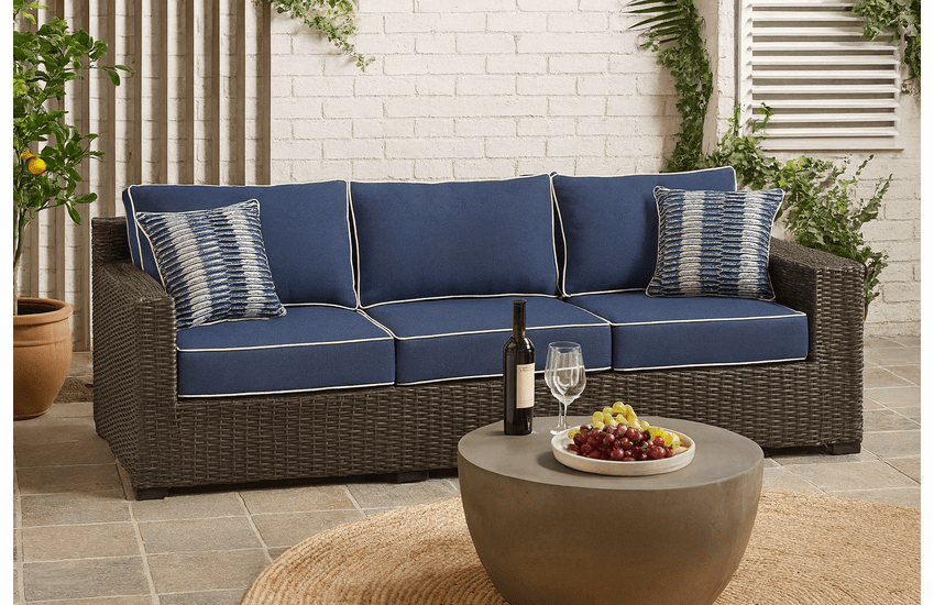 Grasson Outdoor Wicker Sofa