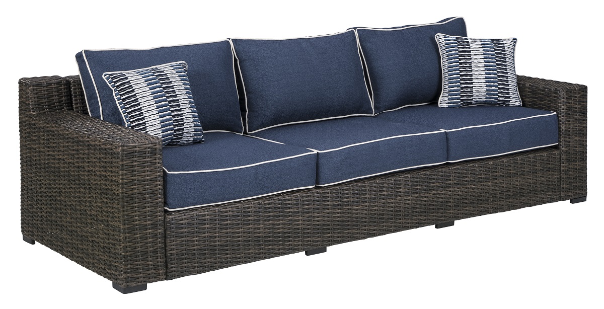 Grasson Outdoor Wicker SofaFully Assembled