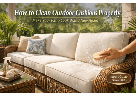 How to Clean Outdoor Cushions Properly