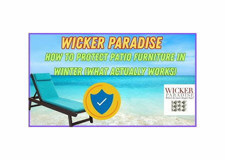 How To Protect Patio Furniture In The Winter Video