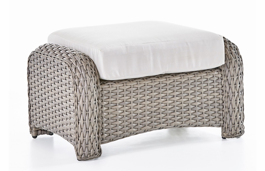 Islander Outdoor Wicker Ottoman