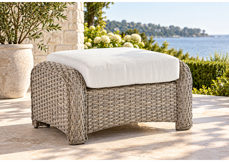 Islander Outdoor Wicker Ottoman