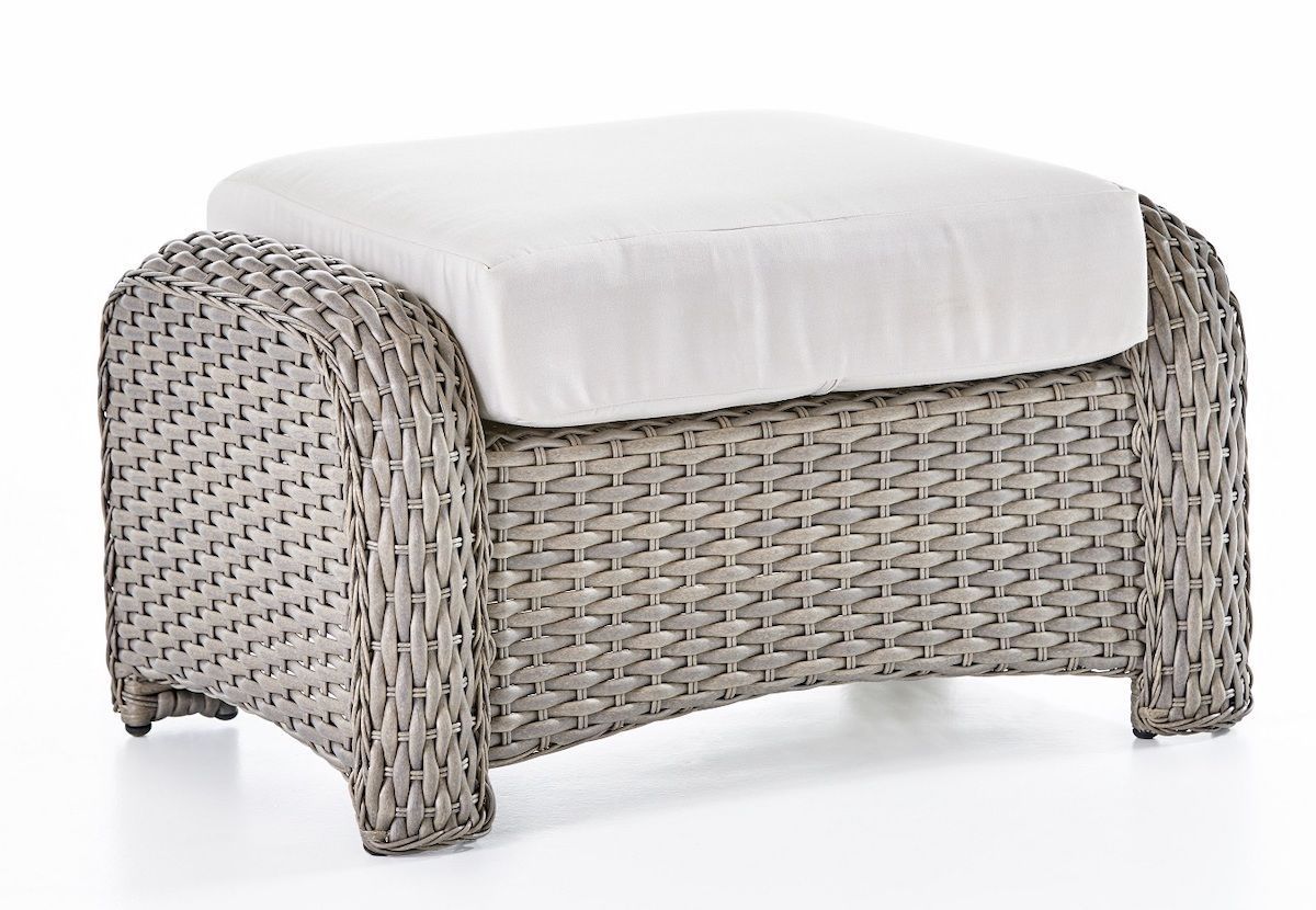 Islander Outdoor Wicker Ottoman