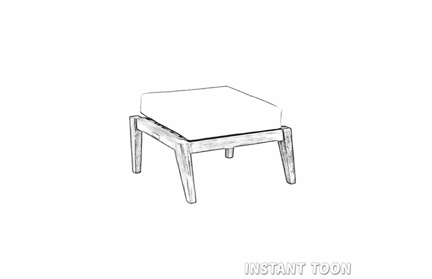 Kingsley Bate Algrave Ottoman Replacement Cushion