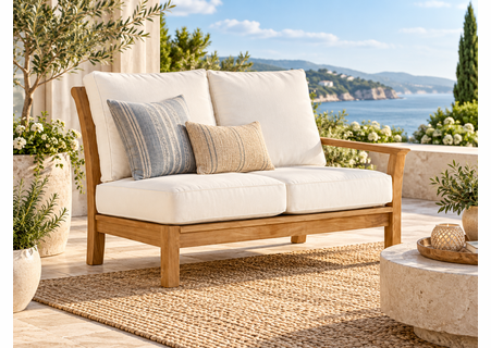 Kingsley Bate Chelsea Sectional Loveseat Replacement Cushions (Left or Right Side)