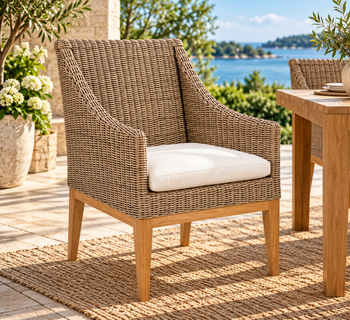 Kingsley Bate Frances Dining Chair Replacement Cushion