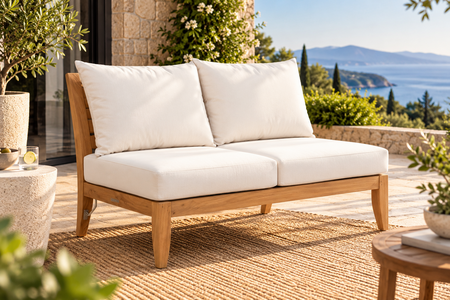 Kingsley Bate Ipanema Armless Settee Replacement Cushions