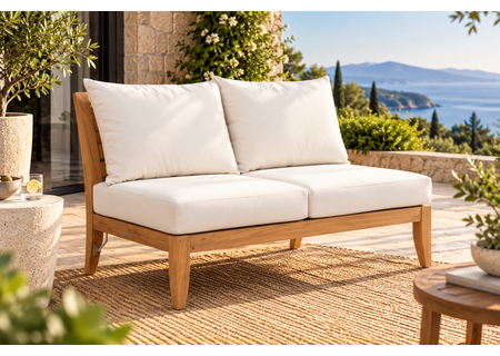 Kingsley Bate Ipanema Armless Settee Replacement Cushions