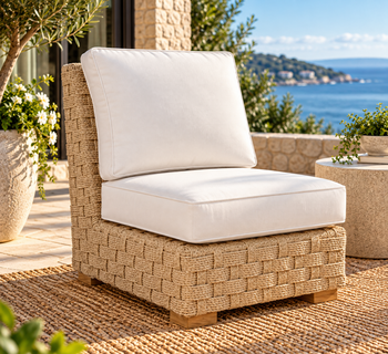 Kingsley Bate St. Barts Armless Chair Replacement Cushions