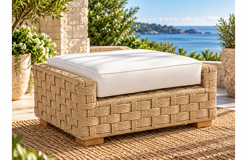 Kingsley Bate St. Barts Ottoman Replacement Cushion