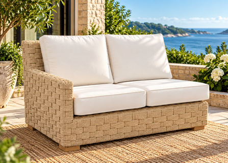 Kingsley Bate St. Barts Right or Left Sectional Loveseat Replacement Cushions