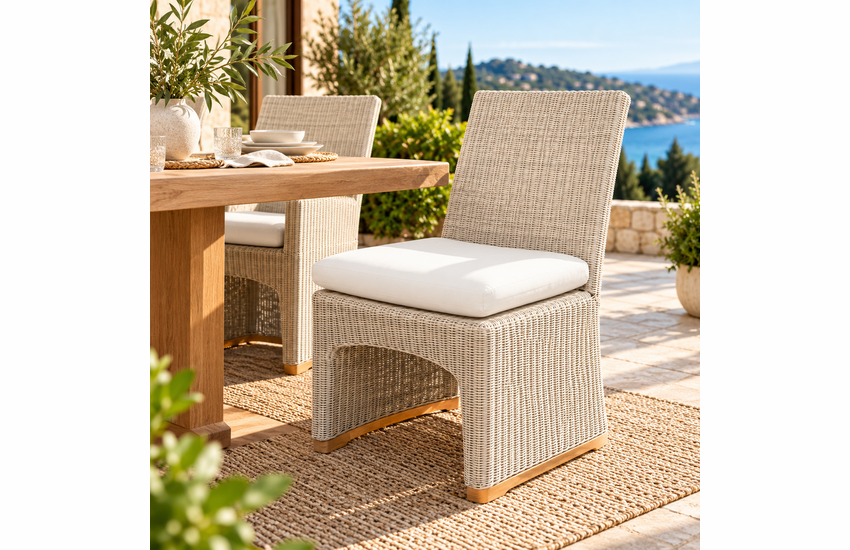 Kingsley Bate Westport Armless Dining Chair Replacement Cushion