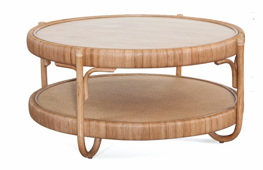 Lafayette Round Wicker Coffee table
