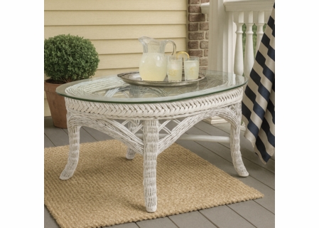 Lanai  Wicker Coffee Table-Oval