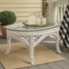 Lanai Wicker Coffee Table-Oval