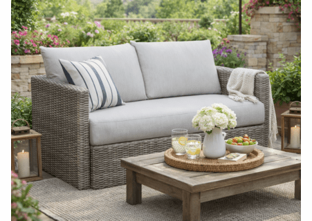 Lane Venture Ashford Wicker Loveseat