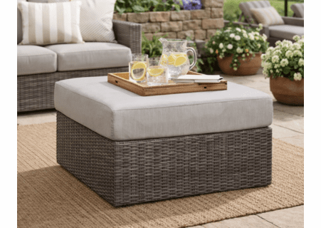 Lane Venture Ashford Wicker Ottoman