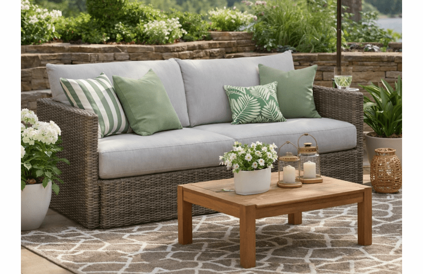 Lane Venture Ashford Wicker Sofa