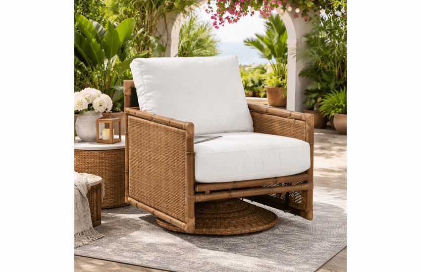 Lane Venture Brooks Swivel Glider Lounge Chair