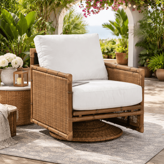 Lane Venture Brooks Swivel Glider Lounge Chair