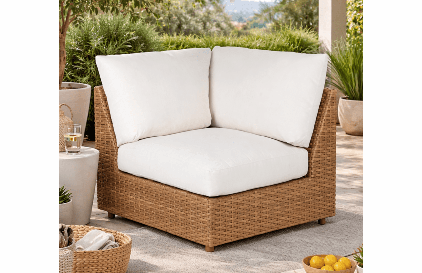 Lane Venture Cambell Outdoor Wicker Corner Chair