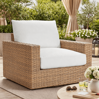 Lane Venture Cambell Outdoor Wicker Swivel Lounge Chair