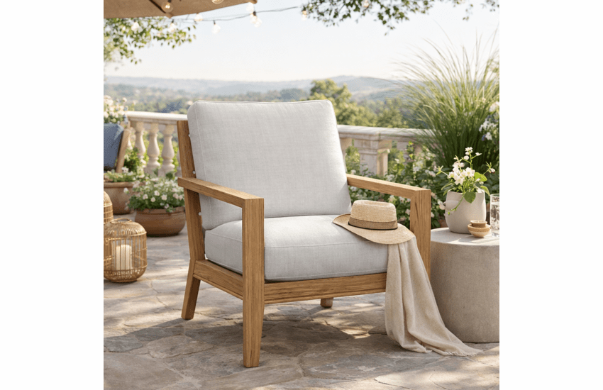 Lane Venture Carlsbad Teak Lounge Chair