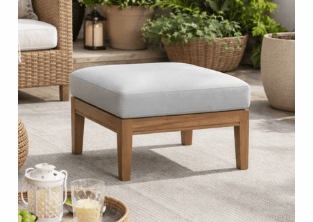 Lane Venture Carlsbad Teak Ottoman