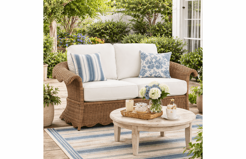 Lane Venture Cleary Loveseat By Celerie Kemble Collection