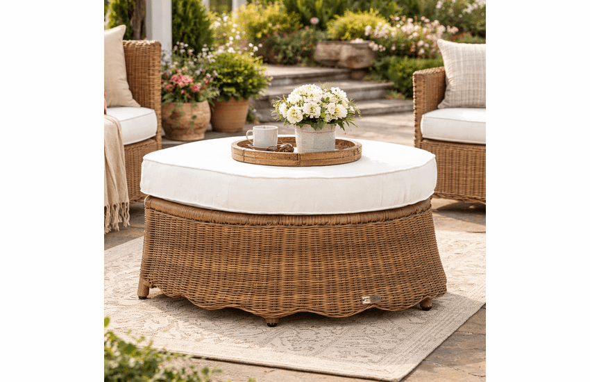 Lane Venture Cleary Ottoman By Celerie Kemble Collection
