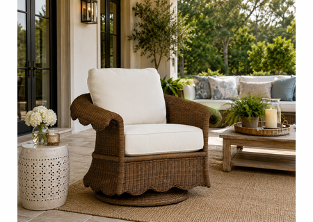 Lane Venture Cleary Swivel Glider Chair By Celerie Kemble Collection