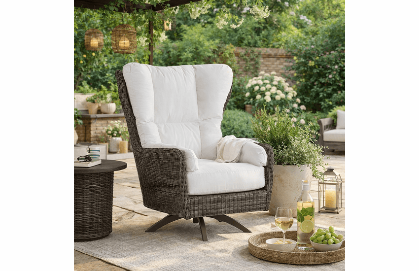 Lane Venture Cocoon High Back Swivel Lounge Chair