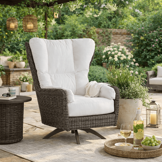 Lane Venture Cocoon High Back Swivel Lounge Chair