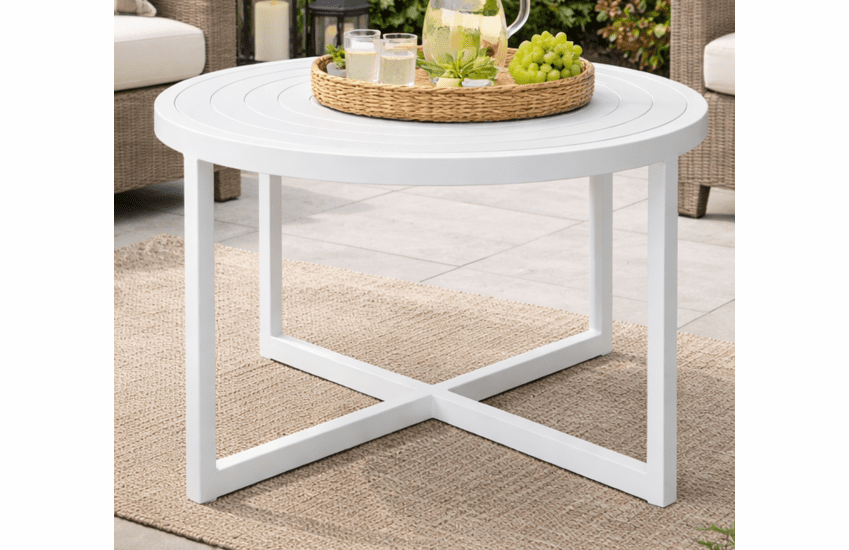 Lane Venture Contempo Aluminum 42" Round Dining Table