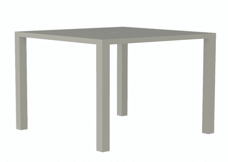 Lane Venture Contempo Aluminum 42" Square Dining Table