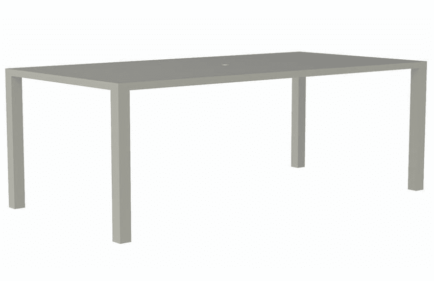 Lane Venture Contempo Aluminum 84" Long Rectangular Dining Table