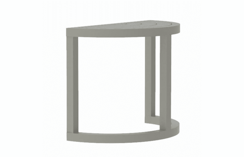 Lane Venture Contempo Aluminum Crescent End Table
