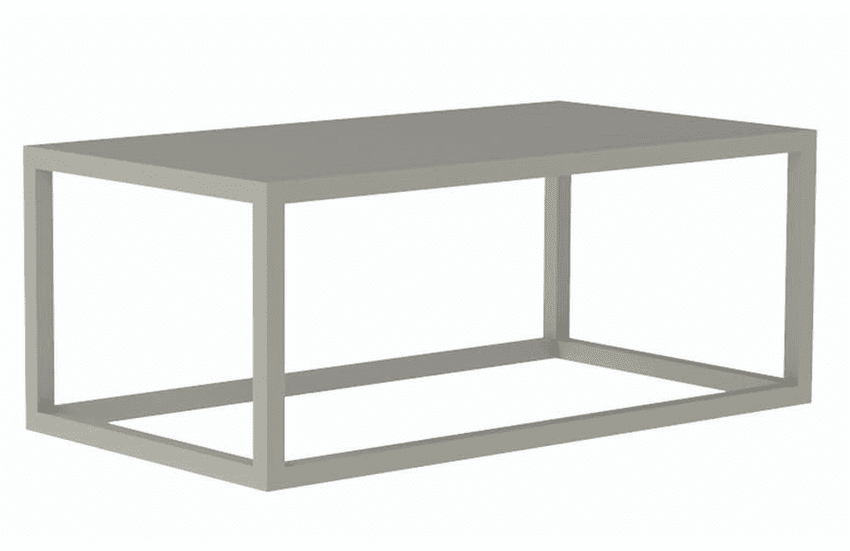 Lane Venture Contempo Aluminum Rectangular Cocktail Table