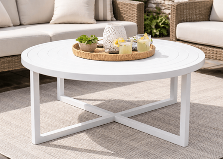 Lane Venture Contempo Aluminum Round Cocktail Table