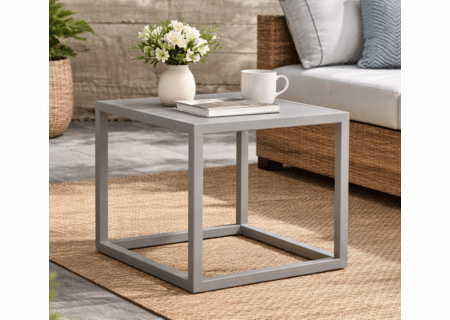 Lane Venture Contempo Aluminum Square End Table
