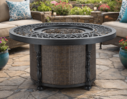 Lane Venture Hemingway Islands 48" Round Gas Fire Pit