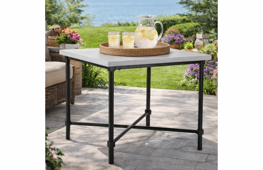Lane Venture Langham Aluminum 24" Square End Table