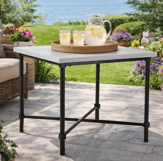 Lane Venture Langham Aluminum 24" Square End Table