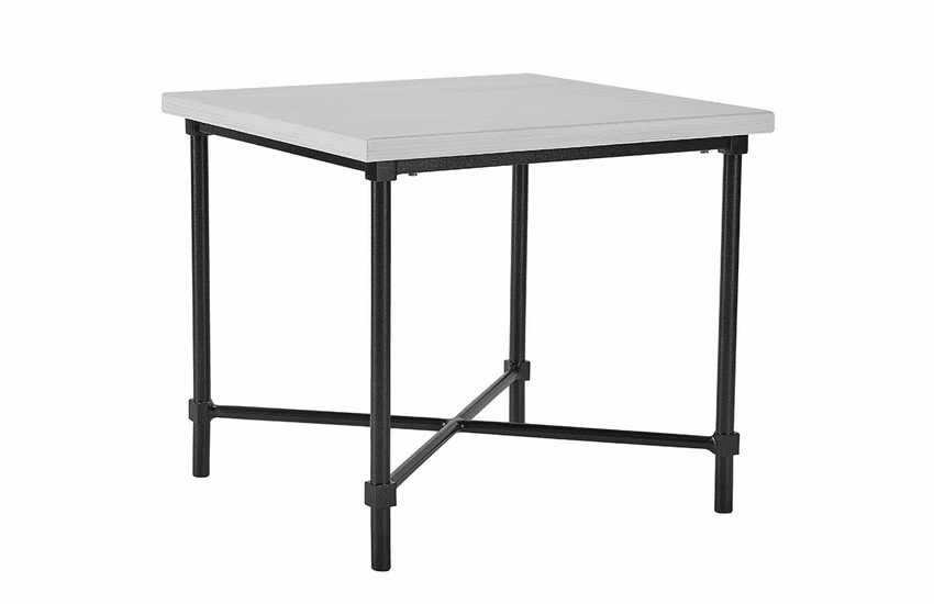 Lane Venture Langham Aluminum 24" Square End Table