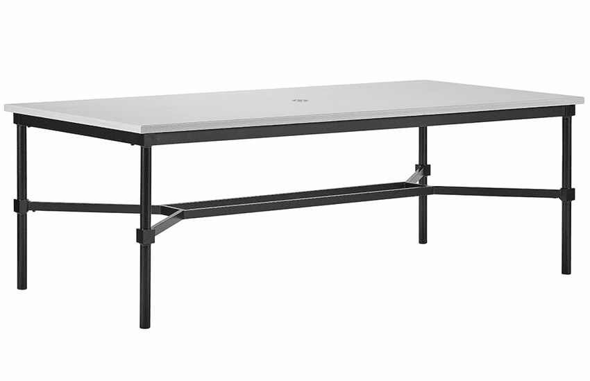 Lane Venture Langham Aluminum 84" Long Dining Table
