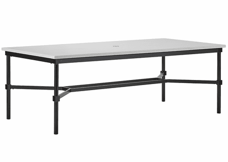 Lane Venture Langham Aluminum 84" Long Dining Table